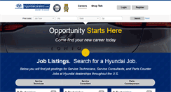 Desktop Screenshot of hyundaicareers.com